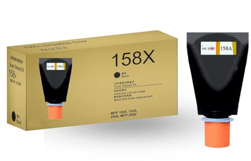 Image of 158A Toner Cartridge for HP 158A Toner Reload Kit for HP LaserJet Tank 1005w, 1020w, MFP 2606sdw, 1020, 1005, 2605sdw, 1604w, 1602, 2602, 2603, 2604, 2606 Series (TN-158A 1PIC)