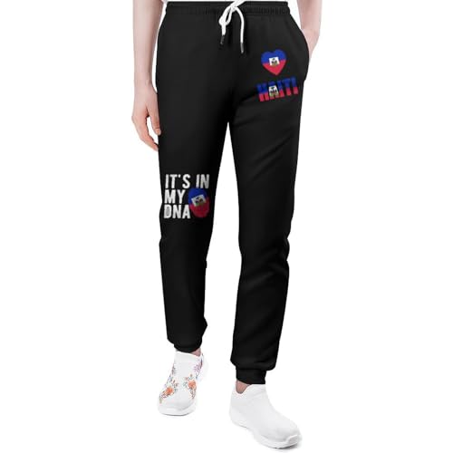 Haiti Flag Haitian Pant Mans Casual Trousers Soft Long Pants Sport Pants Sweatpants for Daily Sports Travel