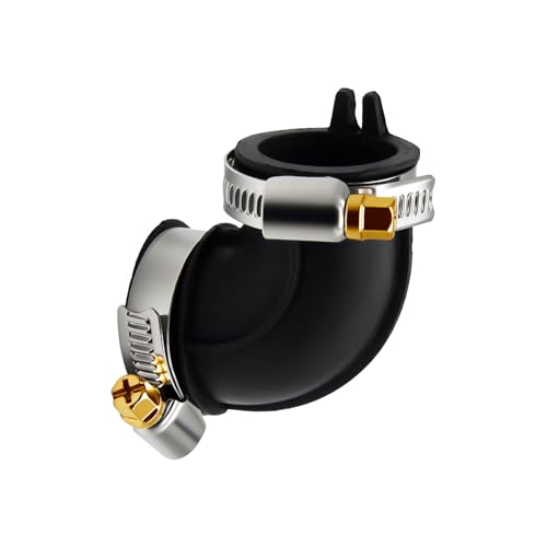 Laofudech WD24X33918 - Bomba de circulación de lavavajillas para manguera de codo de sumidero, compatibilidad con WD19X25460, WD19X25700, incluye 2 abrazaderas para lavavajillas GE