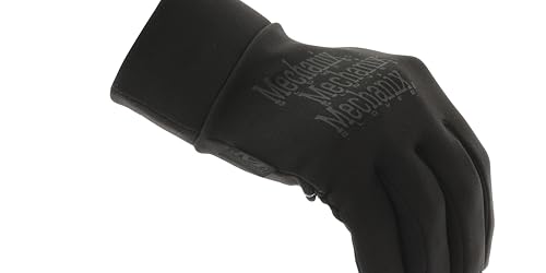 Mechanix Wear ColdWork Base Layer Winter Work Gloves - SoftShell Micro-Fleece Glove Liner - Secure Grip - Touchscreen Compatible - Machine Washable - Large - Covert Black
