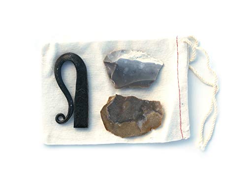 FIREBOX STOVE Quality Flint and Hand Forged Steel Striker