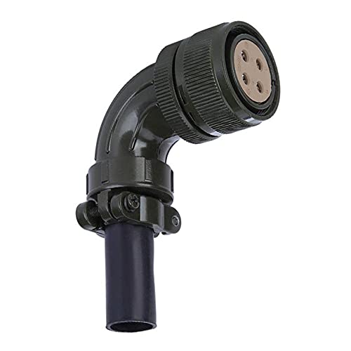 Conector aeronáutico 4 pines 2.2KW-5.5KW aleación codo