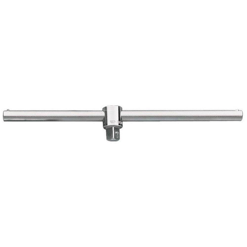 FACOM - Poignée Coulissante 3/4" - K.120B - Douille à Poignée en T - Longueur 425 mm - Frein de Maintien Tête pour Transformation en Clé en T ou L - Chromée Satinée - Robuste et Résistante