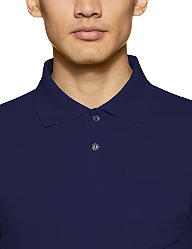 Image of Rupa Bumchums Men Super Combed Cotton Solid Half Sleeve Club Collar Polo Regular Fit T-Shirt with Chest Pocket