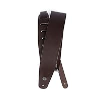 Classic brown leather design Made from high-quality brown leather Provides maximum comfort for standing situations Adjustable from 44.5" to 53" long A great gift idea for any guitar player