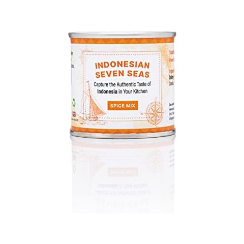 Indonesian 7 Seas Spice Mix Tin Cover