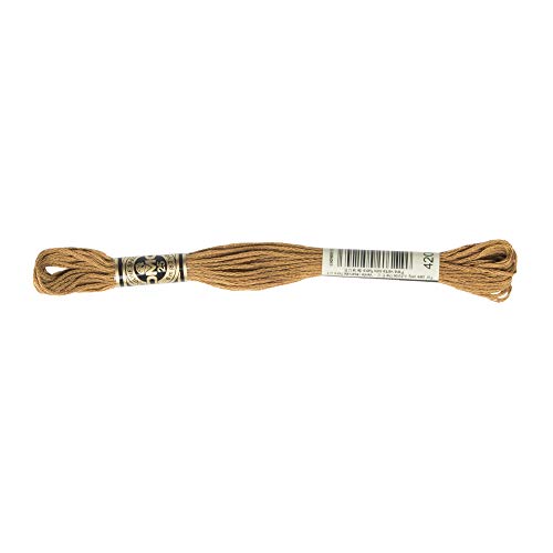 Image of DMC 6-Strand Embroidery Cotton Floss, Dark Hazelnut Brown