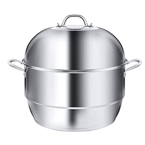 Marmite à soupe acier inoxydable induction poêle gaz steamer