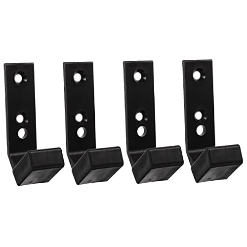 VICASKY 4Pcs Barbell Mount Storage Durable Barbell Holders for Gym Equipment Secure Bumper Plate Storage for Home Commercial Use Easy Installation Lightweight Design