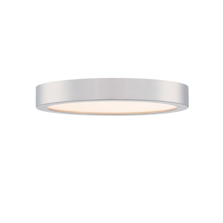 Westinghouse Lighting 6119840 Traditional One-Light, 21 cm 18 Watt LED Indoor Flush Mount Fixture, Brushed Nickel Finish, Acrylic Shade - Image 3