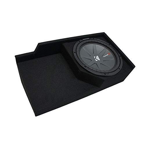 American Sound Connection Compatible with 1988-1998 GMC Sierra Ext Cab Truck Kicker CompR CWR10 Single 10