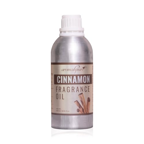 Image of Aromahpure Cinnamon Aroma Oil | 500ml Undiluted & Natural | Long-Lasting Scent for Aromatherapy, Candle & Soap Making, Diffusers, Room Freshener, Humidifier, Bathroom Revitalizer & Home Essentials