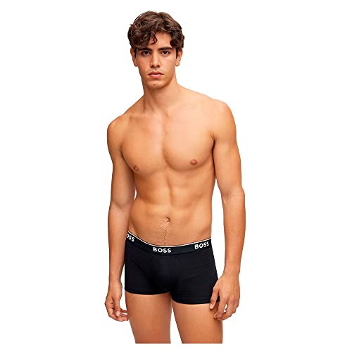 HUGO BOSS Herren Trunk 3p Co/EL Boxershorts, New - Black1, XL HUGO BOSS Herren Trunk 3p Co/EL Boxershorts, New - Black1, XL
