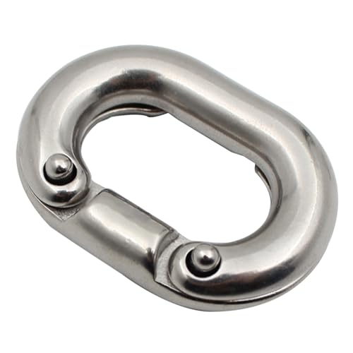 MLWSKERTY 1Piece Marine Grade C Link Split Connectings Ship Anchors Chain Link 316 Steels Chain Link Connector