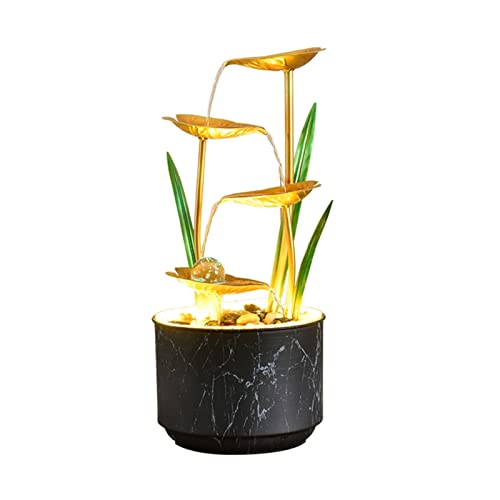 Fontaine d'eau intérieure et objets décoratifs de maison : ornement de bureau en fer