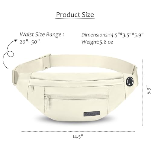Image of Fashion Crossbody Fanny Pack Trendy Belt Bag for Women Men 4-Zipper Pockets Gifts for Enjoy Sports Yoga Festival Workout Running Casual Wallets Waist Pack Travel Bag Carrying All Phones