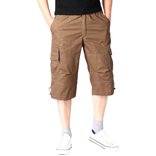 Shorts cargo para hombre debajo de la rodilla miniatura 1