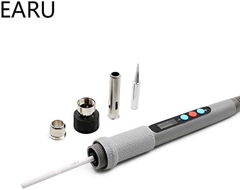 Soldering 60W LCD Display Electric Soldering Irons Temperature Adjustable Thermostat Electric Iron Handle Heat Pencil US EU UK 110V 220V - (Power: 60W, Plug Type: EU)