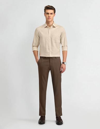 Image of Arrow Men's 100% Cotton Slim Fit Shirt