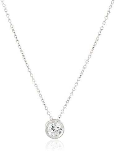 Platinum Plated Sterling Silver Round 6 