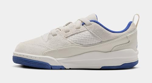 Nike Flight Court Preschool Basketball Shoes (Beige/Blue/Red)3