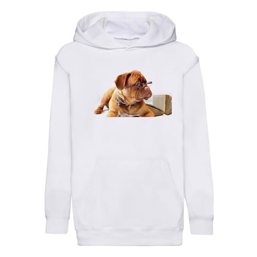 Sweat enfant bouledogue français de qualité supérieure marron premium