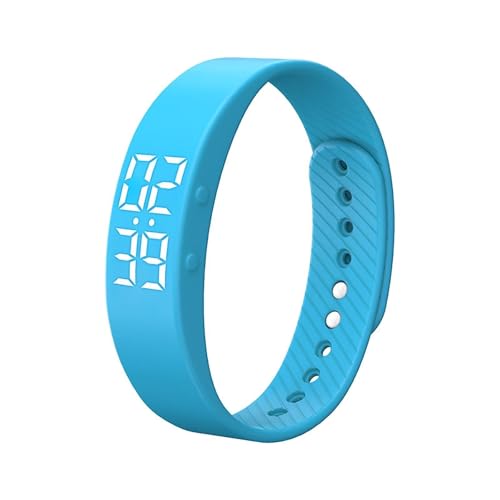 Reloj de fitness para mujer, podómetro sin aplicación y teléfono móvil, rastreador de fitness, para hombre, niña, niño, niño, pulsera de fitness, reloj digital, reloj de pulsera para correr, calorías