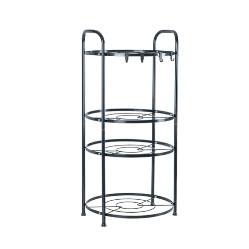 Saucepan Rack Pan Storage Organiser - Cupboard Saucepan Stand for Pots and Pans - Pan Stand Holder for Kitchen Organization
