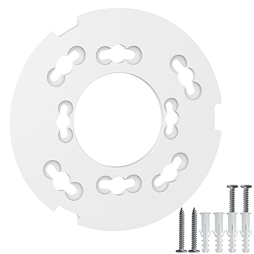 Plaque montage Nest Protect 2 support arrière détecteur blanc 06A 06C filaire