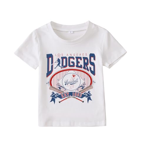 Baseball Shirt for Toddler Baby Boy Girl Game Day Funny Shirt Baseball Fan T-Shirt Sport Short Sleeve Casual Tee Tops