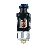 Tout métal : ce kit hotend d'extrudeuse est composé de nombreux matériaux métalliques, y compris l'alliage de titane et le cuivre, chacun d'eux améliore les performances du kit.
