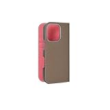 【BONAVENTURA】(for iPhone16Pro) ダイアリーケース ボッタラートレザー(シュリンクレザー) [エトープ x アザレ ] スマホケース ヨーロッパ最高級レザー 本革 MagSafe対応 プレゼント ギフト BODT16P-ETAP