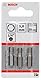 Bosch Professional Bit Extra-Hart für Innensechskant-Schrauben (HEX5, Länge: 25 mm, 3 Stück), 2607001726