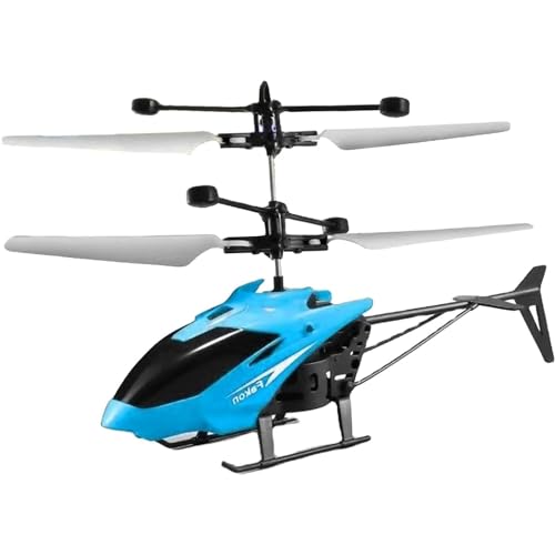 Image of Trendy Remote Control and Hand Sensor Control Helicopter with USB Charging 3D Light Rechargeable Stylish Flying Toy l for Kids l for Boys l for Girls | Flying Toy | for Gift | Outdoor Play Toys