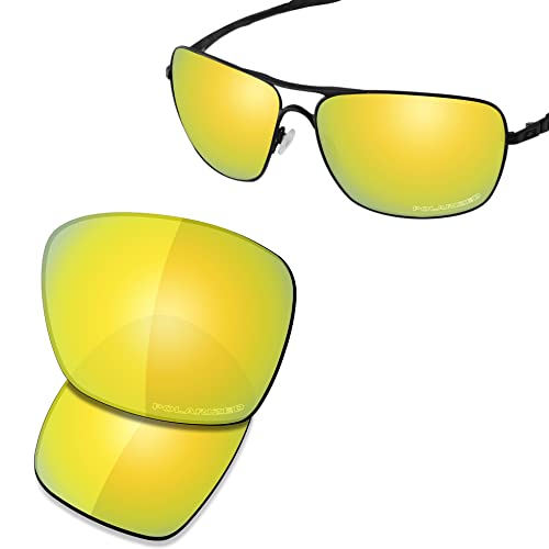 Image of SAUCER Premium Replacement Lenses & Nosepads for Oakley Plaintiff Squared OO4063 Sunglasses