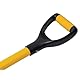 Roughneck ROU68238 Entwässerungs- und Pfostenlochschaufel, 1070 mm, Schwarz