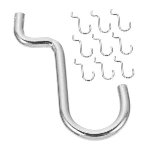 FUNOMOCYA Garage Pegboard Hangers 10 Pack Metal Utility Hooks Strong Iron Hooks for Tool Storage Simple Installation Organize Your Space