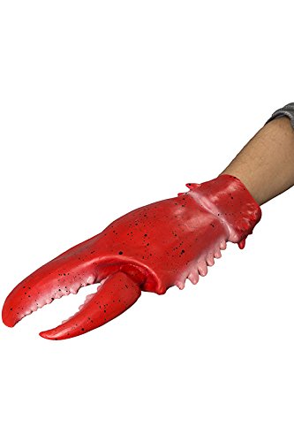 Garras De Látex Para Disfraz De Cangrejo – Accesorios De Carnaval Y Halloween, Pack De 2 Manos De Látex