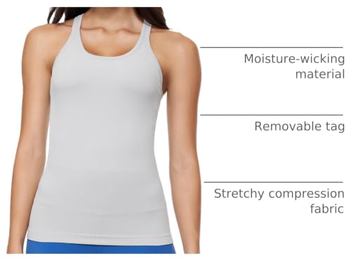 Image of sphinx cat Yoga Racerback Tank Top for Women with Built in Bra,Women's Padded Sports Bra Fitness Workout Running Shirts