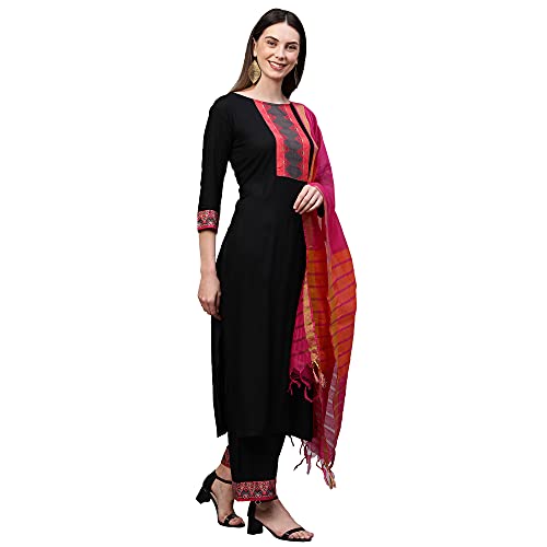 Image of ANNI DESIGNER Women Kurta with Palazzo & Dupatta