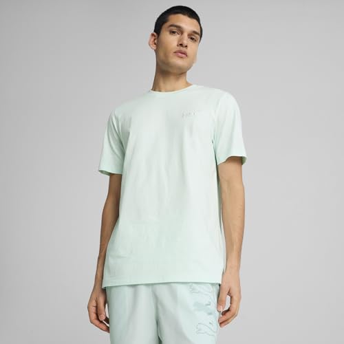 PUMA Unisex ESS Small No. 1 Logo Tee (s) T-Shirts, Peaceful Blue, M – Ansicht 2