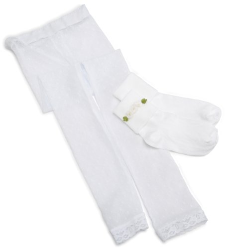 Jefferies Socks Girls 2-6x Rosette Sock And Dots And Frills Capri