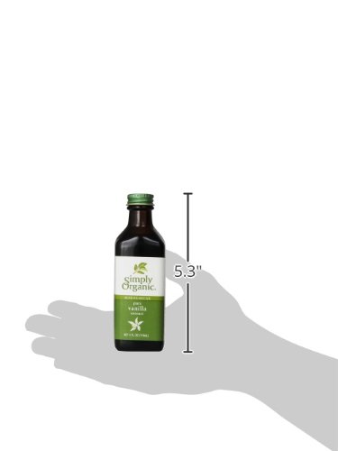 Simply Organic Pure Vanilla Extract, 4 oz (Packaging May Vary) Pack Of 6 