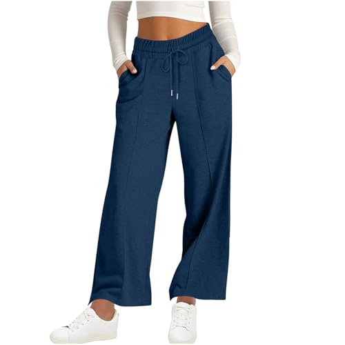 Wide Leg Sweatpants Women High Waisted Baggy Joggers Loose Fit Athletic Sweatpants Soft Lightweight Joggers 2025