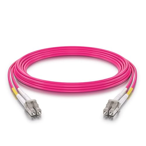 Bild von 10Gtek LC zu LC OM4 Multimode Duplex 20-meter, LWL Glasfaser Patchkabel Fibre Optic Patch Cable 50/125μm LSZH für MMF SFP SFP+ Transceiver 20M