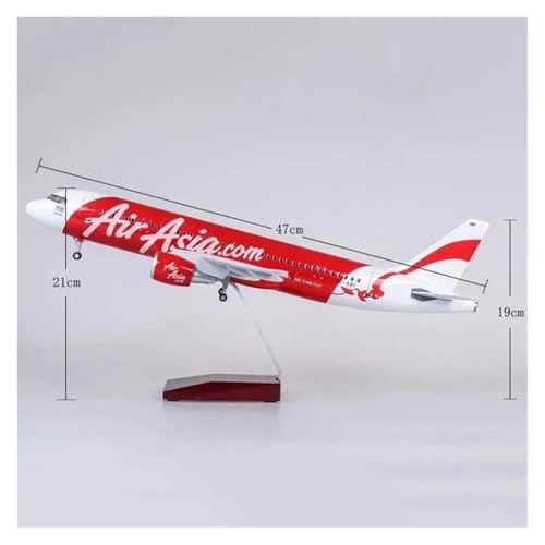 Airbus A320 modelo de colección en resina maciza de 43 cm con iluminación LED interior 4