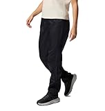 Columbia Women's Pouring Adventure 3 Pant, Waterproof Rain Trousers, Black, L/S - Image 3