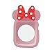 Nenis Cartoon Soft Silicone Protective Frame Anti-Scratch Cover| Case Mouse - Kitty Ears Compatible with Apple Watch Series 8, 7, 6, 5, SE (Pink - Red, 45mm)