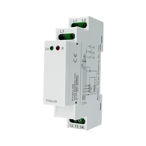 Relais protection séquence de phase défaillance de tension triphasé TYXU-03