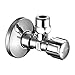 Produktbild SCHELL 049060699 Eckregulierventil COMFORT 3/8x3/8'' , Eckventil mit langem Schubschaft , Ventil verchromt , mit Rosette ,54mm, zugfeste Messing-Konus-Quetschverschraubung mit Längenausgleich